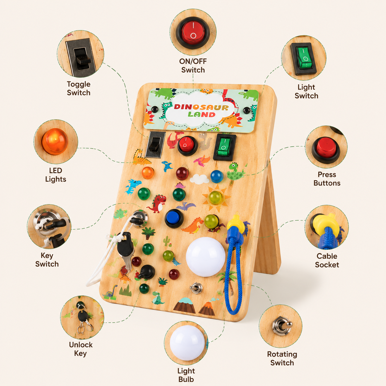 WonderBoard™ Interactive Sensory Board